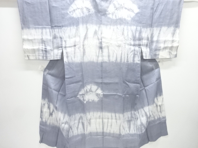 JAPANESE KIMONO / ANTIQUE MENS JUBAN / SHIBORI / ABSTRACT PATTERN